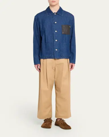 Loewe Men's Campo Suede Flamenco-Knot Boat Shoes | Thumbnail 3 Loewe Men's Campo Suede Flamenco-Knot Boat Shoes | Thumbnail 3
