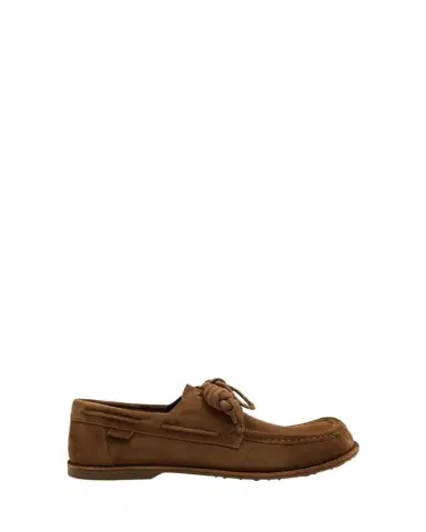 Loewe Men's Campo Suede Flamenco-Knot Boat Shoes | Thumbnail 1 Loewe Men's Campo Suede Flamenco-Knot Boat Shoes | Thumbnail 1