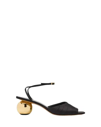 Marni Silk Sculptural Sandals | Thumbnail 1 Marni Silk Sculptural Sandals | Thumbnail 1