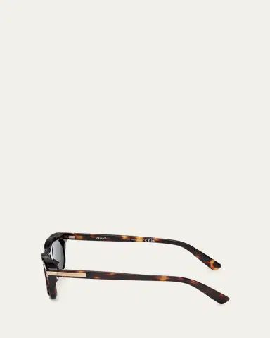 Zegna Men's Acetate Square Sunglasses | Thumbnail 3 Zegna Men's Acetate Square Sunglasses | Thumbnail 3