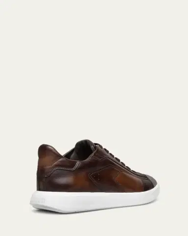 Berluti Men's Stellar Leather Low-Top Sneakers | Thumbnail 3 Berluti Men's Stellar Leather Low-Top Sneakers | Thumbnail 3