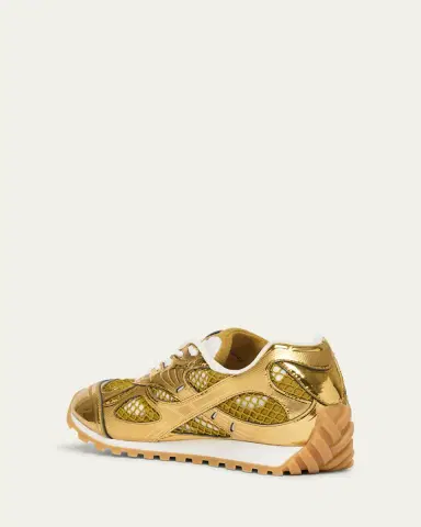 Bottega Veneta Women's Orbit Metallic Net Runner Sneakers | Thumbnail 7 Bottega Veneta Women's Orbit Metallic Net Runner Sneakers | Thumbnail 7