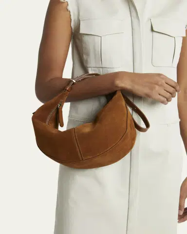 Proenza Schouler Slide Zip Suede Shoulder Bag | Thumbnail 2 Proenza Schouler Slide Zip Suede Shoulder Bag | Thumbnail 2