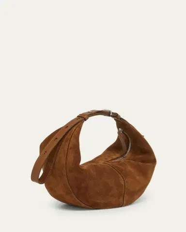 Proenza Schouler Slide Zip Suede Shoulder Bag | Thumbnail 3 Proenza Schouler Slide Zip Suede Shoulder Bag | Thumbnail 3