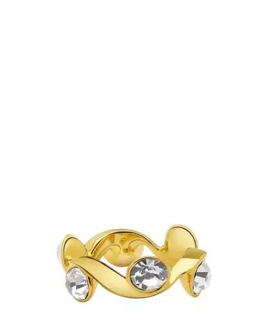 Oscar de la Renta Crystal Wave Ring | Thumbnail 1 Oscar de la Renta Crystal Wave Ring | Thumbnail 1