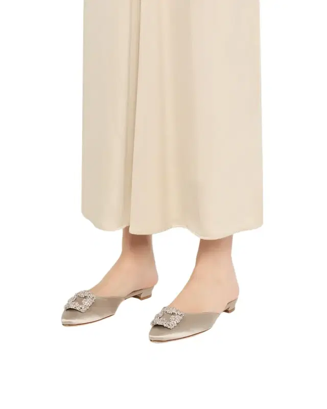 Hangisi Satin Ballerina Flats Hangisi Satin Ballerina Flats