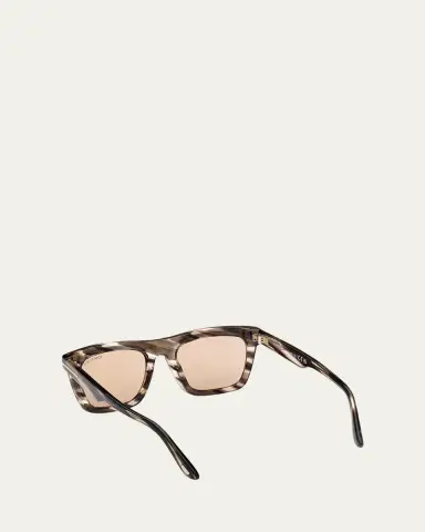 Tom Ford Men's Lelio Acetate Square Sunglasses | Thumbnail 2 Tom Ford Men's Lelio Acetate Square Sunglasses | Thumbnail 2
