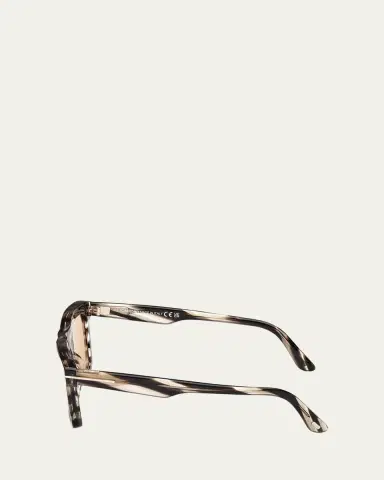 Tom Ford Men's Lelio Acetate Square Sunglasses | Thumbnail 4 Tom Ford Men's Lelio Acetate Square Sunglasses | Thumbnail 4