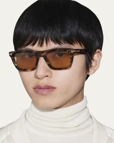 Tom Ford Men's Lelio Acetate Square Sunglasses | Thumbnail 5 Tom Ford Men's Lelio Acetate Square Sunglasses | Thumbnail 5