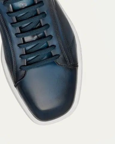Berluti Men's Stellar Leather Low-Top Sneakers | Thumbnail 6 Berluti Men's Stellar Leather Low-Top Sneakers | Thumbnail 6