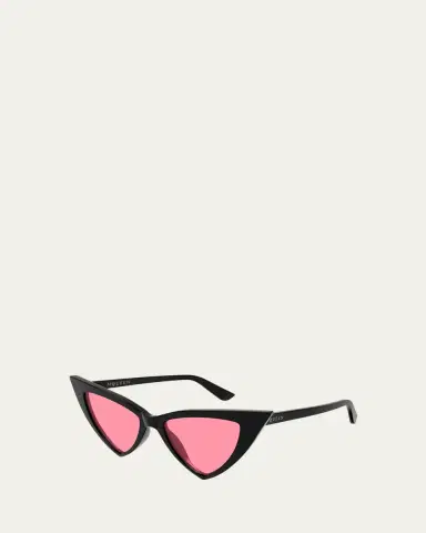 Alexander McQueen AM0518S Cat-Eye Recycled Acetate Sunglasses | Thumbnail 3 Alexander McQueen AM0518S Cat-Eye Recycled Acetate Sunglasses | Thumbnail 3