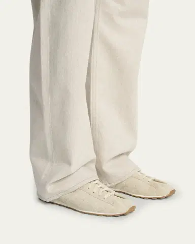 Jacquemus Men's Les Tennis Croc-Embossed Suede Sneakers | Thumbnail 2 Jacquemus Men's Les Tennis Croc-Embossed Suede Sneakers | Thumbnail 2
