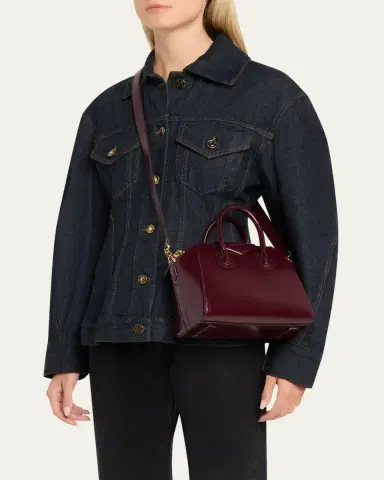 Givenchy Antigona Mini Top-Handle Bag in Patent Leather | Thumbnail 2 Givenchy Antigona Mini Top-Handle Bag in Patent Leather | Thumbnail 2