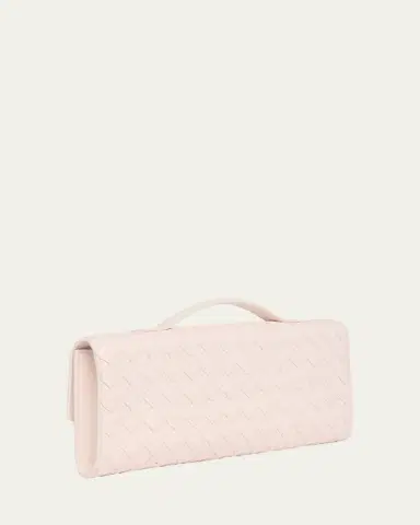 Bottega Veneta Andiamo Flower-Embellished Leather Clutch Bag | Thumbnail 3 Bottega Veneta Andiamo Flower-Embellished Leather Clutch Bag | Thumbnail 3
