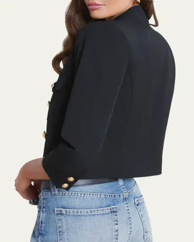 L'Agence Kumi Cropped Fitted Jacket | Thumbnail 3 L'Agence Kumi Cropped Fitted Jacket | Thumbnail 3