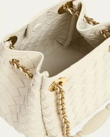 Bottega Veneta Small Parachute Leather Shoulder Bag | Thumbnail 4 Bottega Veneta Small Parachute Leather Shoulder Bag | Thumbnail 4