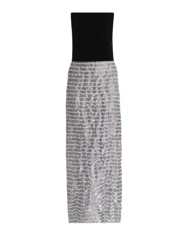 Giorgio Armani Strapless Velvet Bustier Iridescent Textured Silk Gown | Thumbnail 1 Giorgio Armani Strapless Velvet Bustier Iridescent Textured Silk Gown | Thumbnail 1