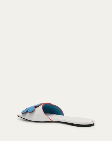 Marni Flower Leather Slide Sandals | Thumbnail 7 Marni Flower Leather Slide Sandals | Thumbnail 7