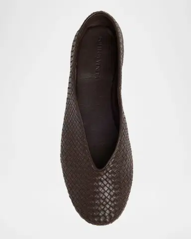 Bottega Veneta Micro Woven Nappa Leather Ballerina Flats | Thumbnail 5 Bottega Veneta Micro Woven Nappa Leather Ballerina Flats | Thumbnail 5