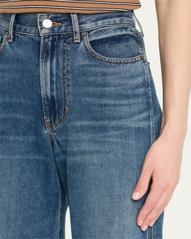 Veronica Beard Kasey Mid-Rise Wide-Leg Jeans | Thumbnail 5 Veronica Beard Kasey Mid-Rise Wide-Leg Jeans | Thumbnail 5