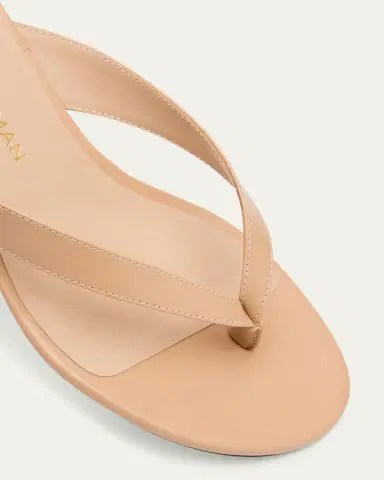 Stuart Weitzman Rio Leather Kitten-Heel Thong Sandals | Thumbnail 9 Stuart Weitzman Rio Leather Kitten-Heel Thong Sandals | Thumbnail 9