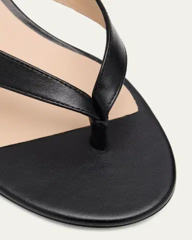 Stuart Weitzman Rio Leather Kitten-Heel Thong Sandals | Thumbnail 5 Stuart Weitzman Rio Leather Kitten-Heel Thong Sandals | Thumbnail 5