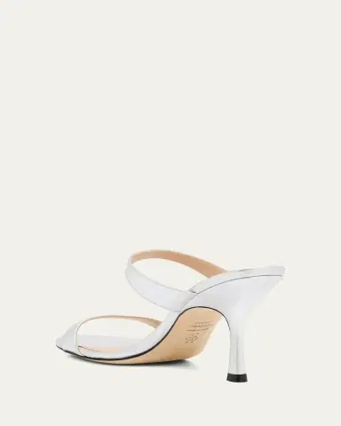 Stuart Weitzman Nudist Metallic Dual-Band Slide Sandals | Thumbnail 4 Stuart Weitzman Nudist Metallic Dual-Band Slide Sandals | Thumbnail 4