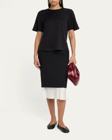Kobi Halperin Maryl Crewneck Silk Blouse | Thumbnail 2 Kobi Halperin Maryl Crewneck Silk Blouse | Thumbnail 2