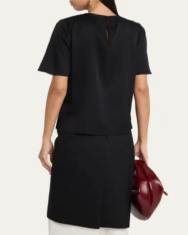 Kobi Halperin Maryl Crewneck Silk Blouse | Thumbnail 3 Kobi Halperin Maryl Crewneck Silk Blouse | Thumbnail 3