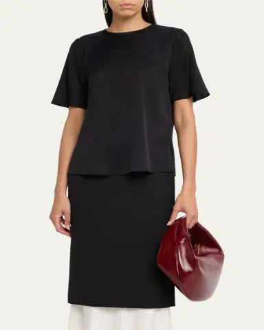 Kobi Halperin Maryl Crewneck Silk Blouse | Thumbnail 4 Kobi Halperin Maryl Crewneck Silk Blouse | Thumbnail 4