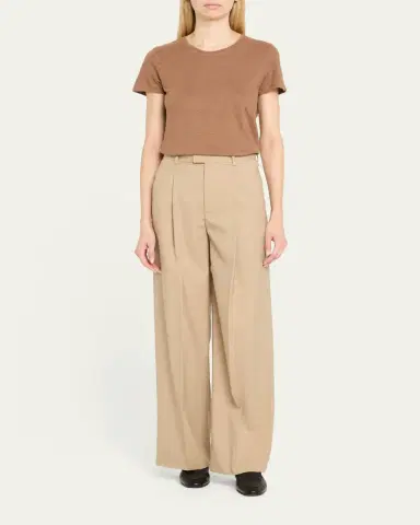 MAJESTIC FILATURES Crewneck Stretch Linen Tee | Thumbnail 2 MAJESTIC FILATURES Crewneck Stretch Linen Tee | Thumbnail 2