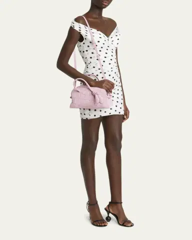Jacquemus Le Petit Turismo Croc-Embossed Suede Bowling Bag | Thumbnail 5 Jacquemus Le Petit Turismo Croc-Embossed Suede Bowling Bag | Thumbnail 5