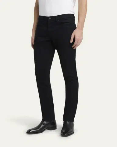 Tom Ford Men's Stretch Twill Slim Fit Pants | Thumbnail 4 Tom Ford Men's Stretch Twill Slim Fit Pants | Thumbnail 4