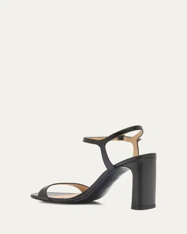 Stuart Weitzman Babette Leather Ankle-Strap Sandals | Thumbnail 4 Stuart Weitzman Babette Leather Ankle-Strap Sandals | Thumbnail 4