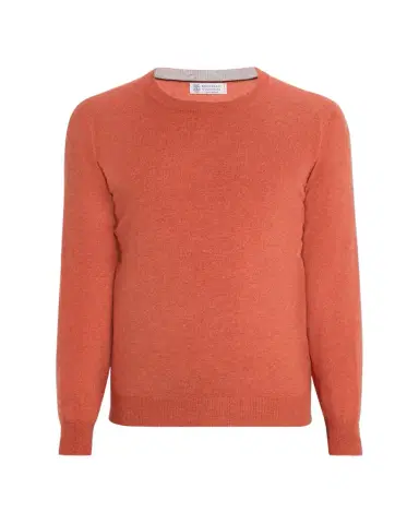 Brunello Cucinelli Men's Cashmere Crewneck Sweater | Thumbnail 1 Brunello Cucinelli Men's Cashmere Crewneck Sweater | Thumbnail 1