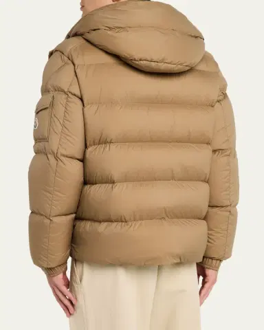 Moncler Men's Maya Hooded Short Down Puffer Jacket | Thumbnail 3 Moncler Men's Maya Hooded Short Down Puffer Jacket | Thumbnail 3