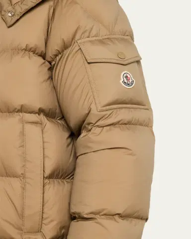 Moncler Men's Maya Hooded Short Down Puffer Jacket | Thumbnail 5 Moncler Men's Maya Hooded Short Down Puffer Jacket | Thumbnail 5