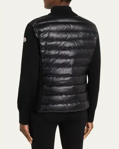 Moncler Combo Down Short Cardigan | Thumbnail 3 Moncler Combo Down Short Cardigan | Thumbnail 3