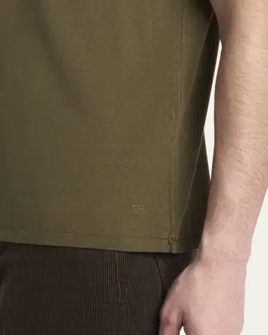 Tom Ford Men's Lyocell-Cotton Crewneck T-Shirt | Thumbnail 5 Tom Ford Men's Lyocell-Cotton Crewneck T-Shirt | Thumbnail 5