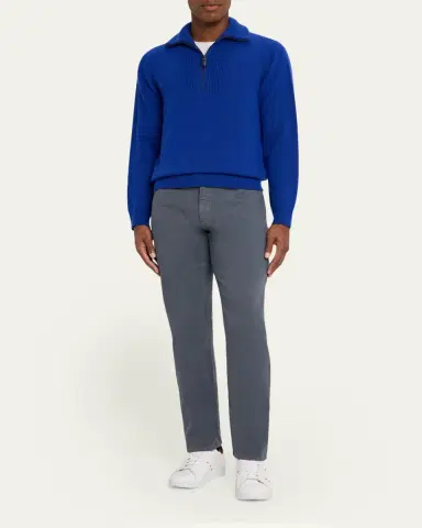 Brioni Men's Cotton Denim Five-Pocket Pants | Thumbnail 2 Brioni Men's Cotton Denim Five-Pocket Pants | Thumbnail 2