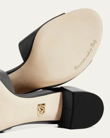 Dolce & Gabbana 40mm DG Cutout Leather Slide | Thumbnail 4 Dolce & Gabbana 40mm DG Cutout Leather Slide | Thumbnail 4
