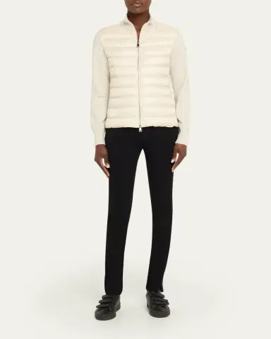 Moncler Combo Down Short Cardigan | Thumbnail 6 Moncler Combo Down Short Cardigan | Thumbnail 6