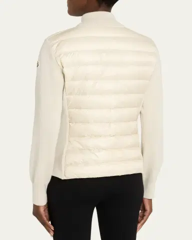 Moncler Combo Down Short Cardigan | Thumbnail 7 Moncler Combo Down Short Cardigan | Thumbnail 7
