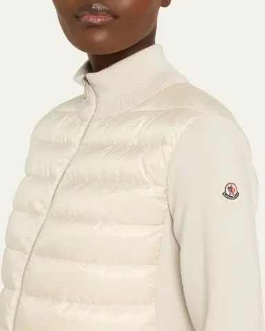Moncler Combo Down Short Cardigan | Thumbnail 9 Moncler Combo Down Short Cardigan | Thumbnail 9