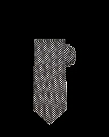 Brioni Men's Geometric Check Silk Tie | Thumbnail 2 Brioni Men's Geometric Check Silk Tie | Thumbnail 2