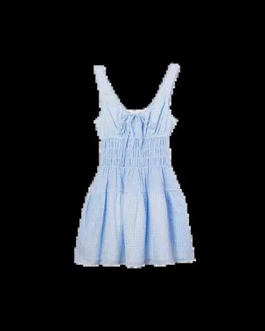 Ciao Lucia Gianluca Gingham Smocked Mini Dress | Thumbnail 2 Ciao Lucia Gianluca Gingham Smocked Mini Dress | Thumbnail 2