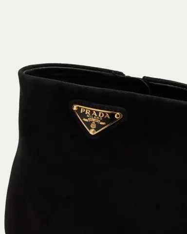 Prada Suede Ankle Booties | Thumbnail 5 Prada Suede Ankle Booties | Thumbnail 5