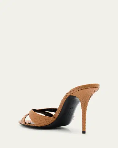 Saint Laurent Kirat Snake Mule Sandals | Thumbnail 4 Saint Laurent Kirat Snake Mule Sandals | Thumbnail 4