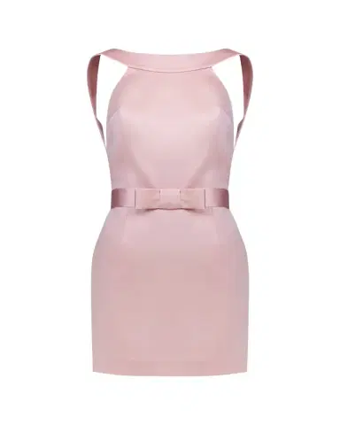 The New Arrivals by Ilkyaz Ozel Delphine Satin Mini Dress | Thumbnail 1 The New Arrivals by Ilkyaz Ozel Delphine Satin Mini Dress | Thumbnail 1
