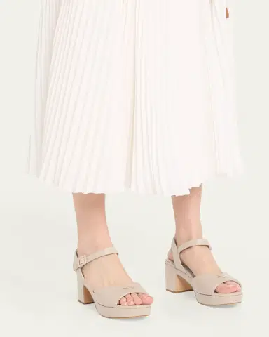 Prada Soft Nappa Ankle Strap Platform Sandals | Thumbnail 2 Prada Soft Nappa Ankle Strap Platform Sandals | Thumbnail 2